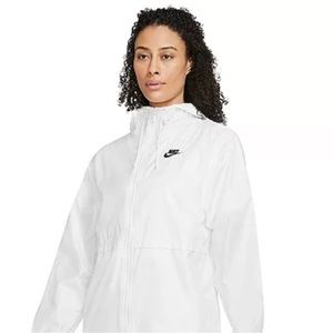 Vintage nike windbreaker jacket white